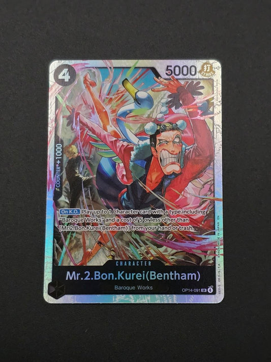 Mr. 2.Bon.Kurei (Bentham) OP14-091 SR NM / 🇬🇧