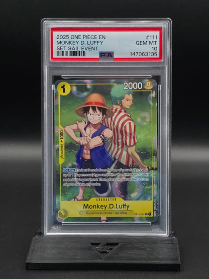 One Piece Monkey D. Luffy OP10-111 Set Sail Event PSA 10 / 🇬🇧