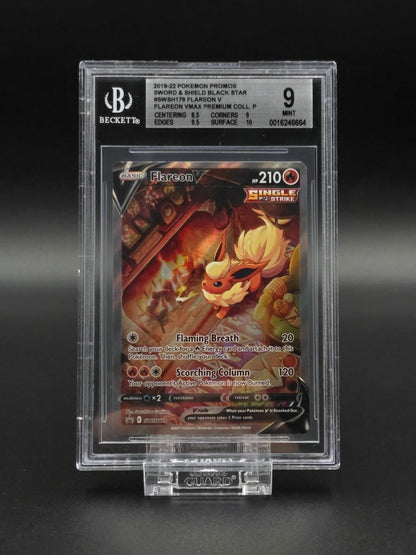 Flareon V #SWSH179 Promo Beckett 9 / 🇬🇧