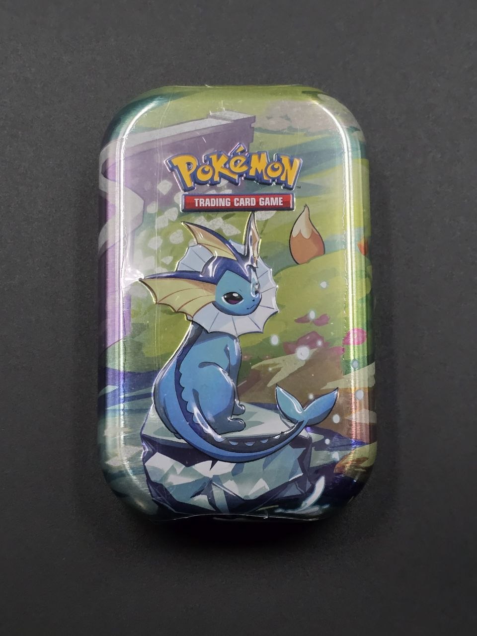 Prismatic Evolutions Mini Tin Vaporeon / 🇬🇧
