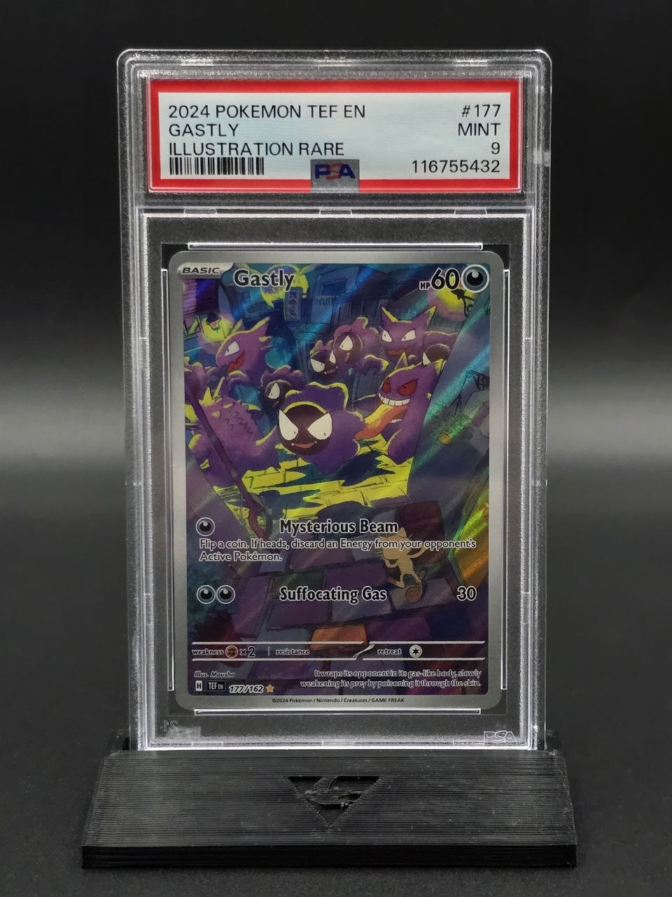Gastly #177 Temporal Forces PSA 9 / 🇬🇧