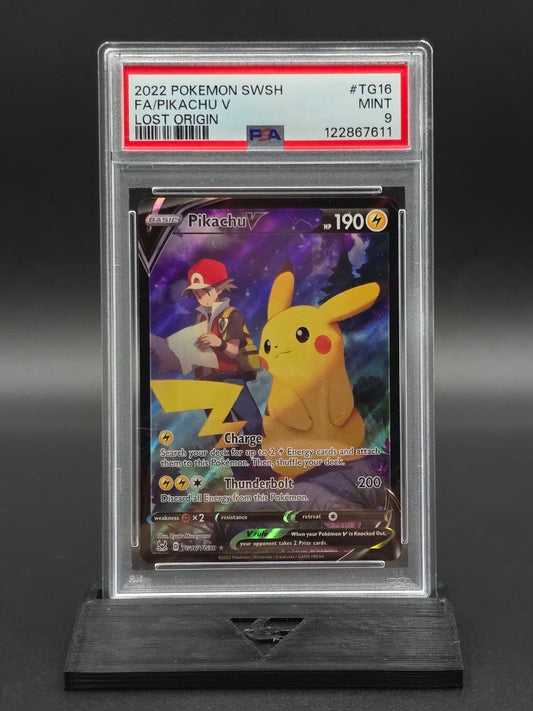 Pikachu V #TG16 Lost Origin PSA 9 / 🇬🇧