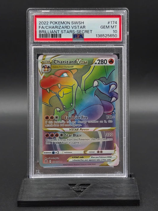 Charizard VSTAR #174 Brilliant Stars PSA 10 / 🇬🇧