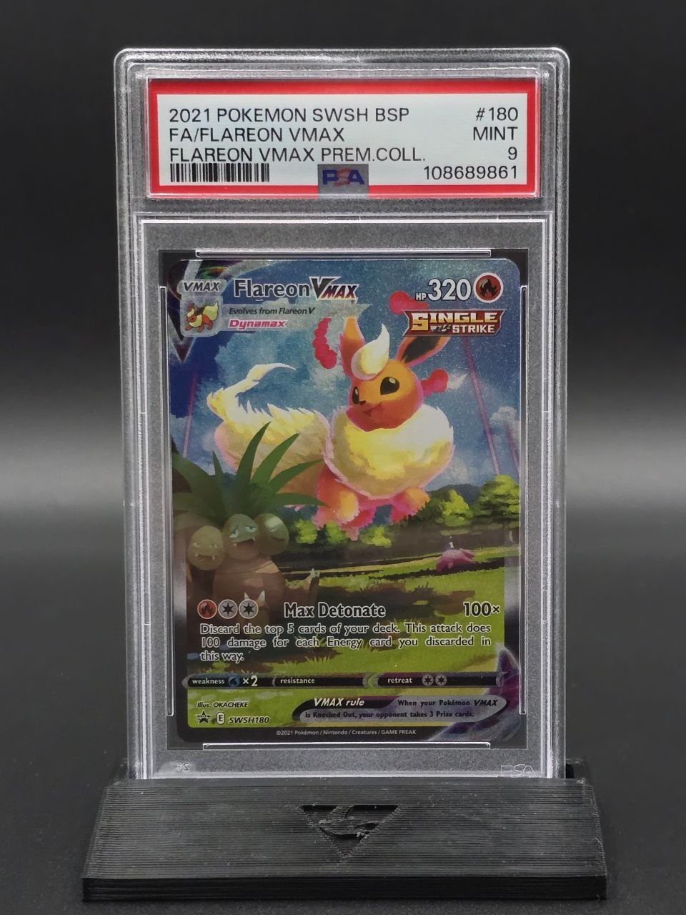 Flareon VMAX #SWSH180 Promo PSA 9 / 🇬🇧
