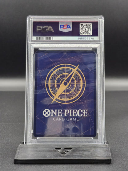 One Piece Dracule Mihawk P-081 OP11 Release Event Winner PSA 10 / 🇬🇧 - BACK