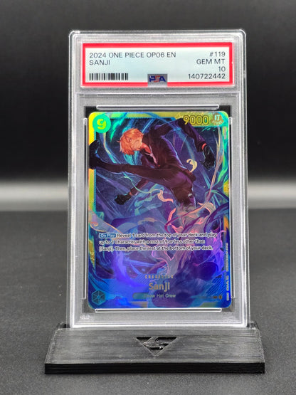 One Piece Sanji OP06-119 SEC PSA 10 / 🇬🇧 - FRONT