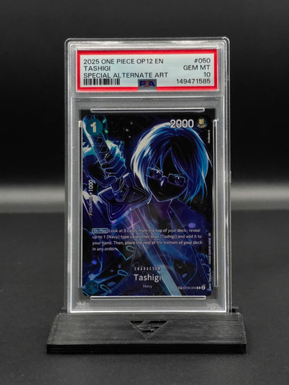 One Piece Tashigi OP06-050 SP Special Alternate Art PSA 10 / 🇬🇧 - FRONT