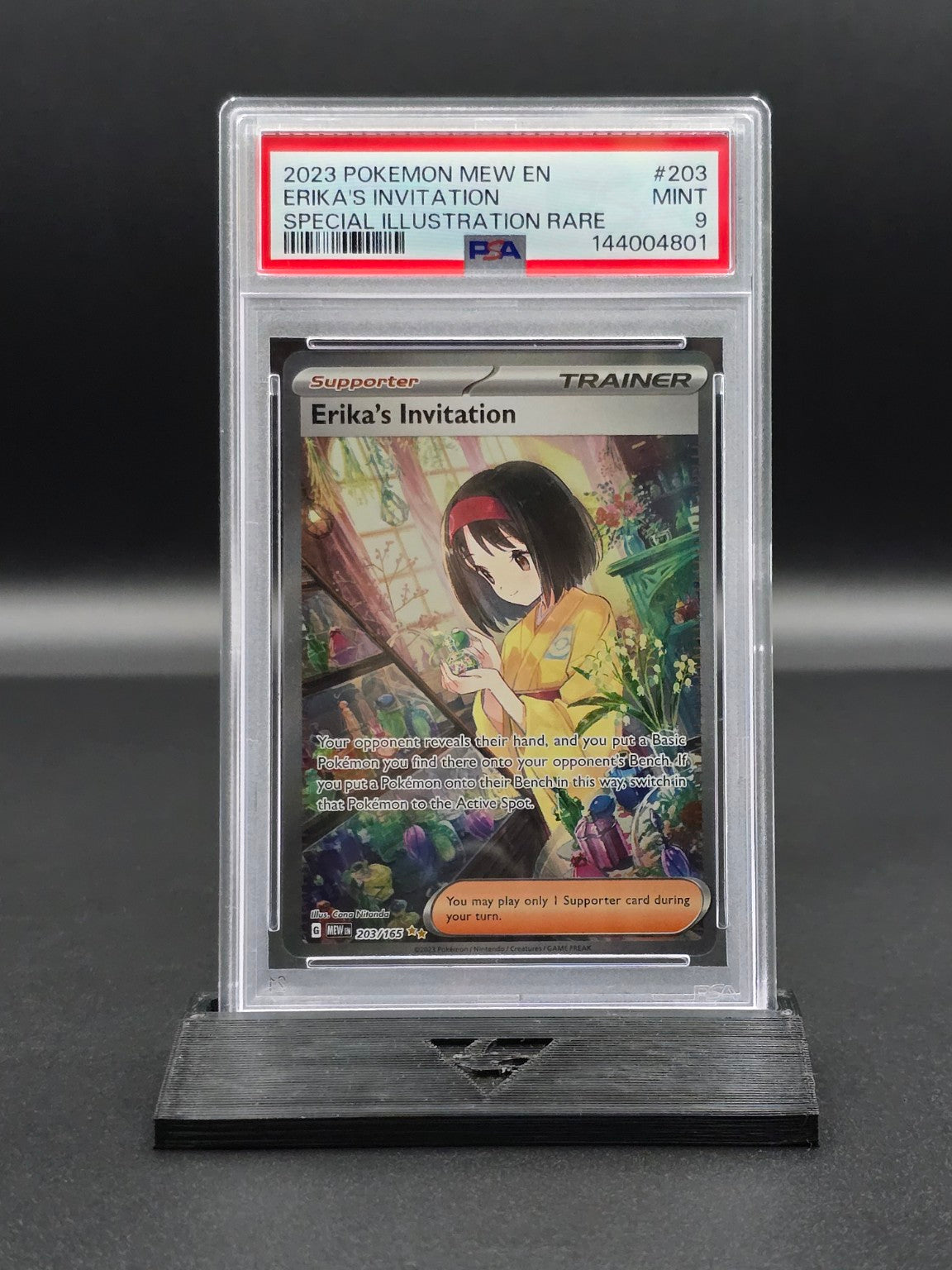 Erika's Invitation #203 Scarlet & Violet 151 PSA 9 / 🇬🇧 - FRONT
