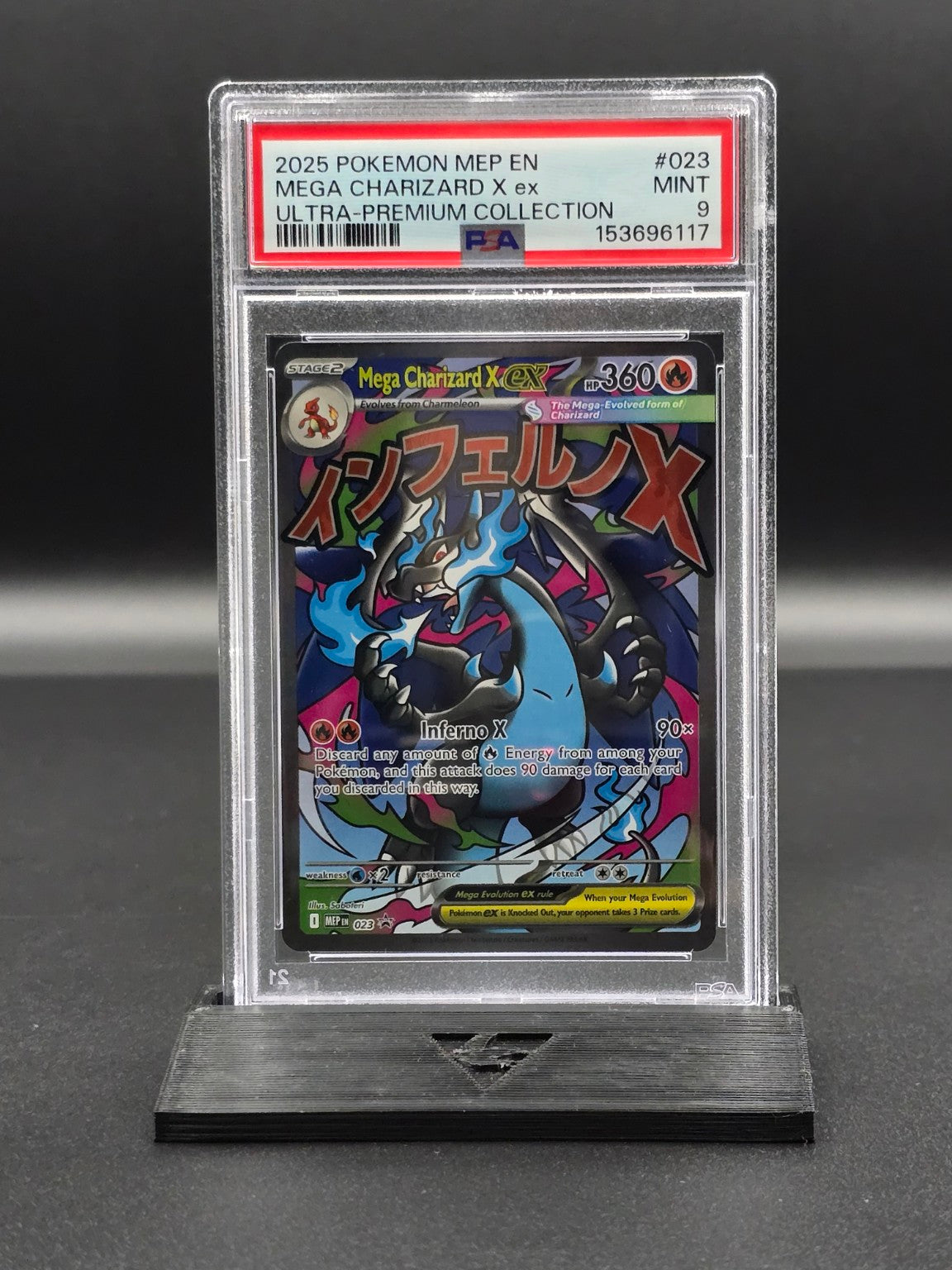 Mega Charizard X ex #023 Mega Evolution Ultra-Premium Collection PSA 9 / 🇬🇧 - FRONT