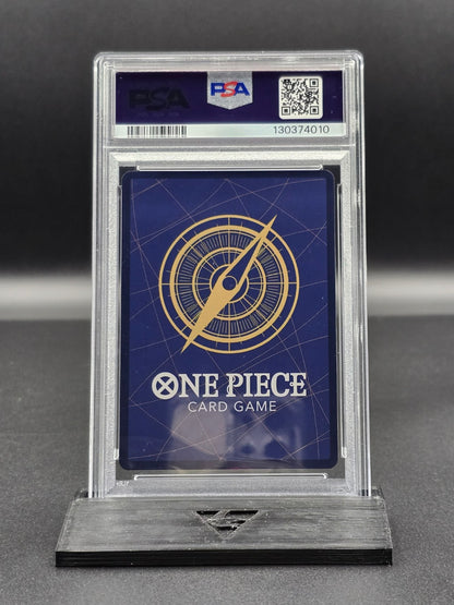 One Piece Shanks ST13-009 Black & White Alt Art PSA 10 / 🇬🇧 - BACK