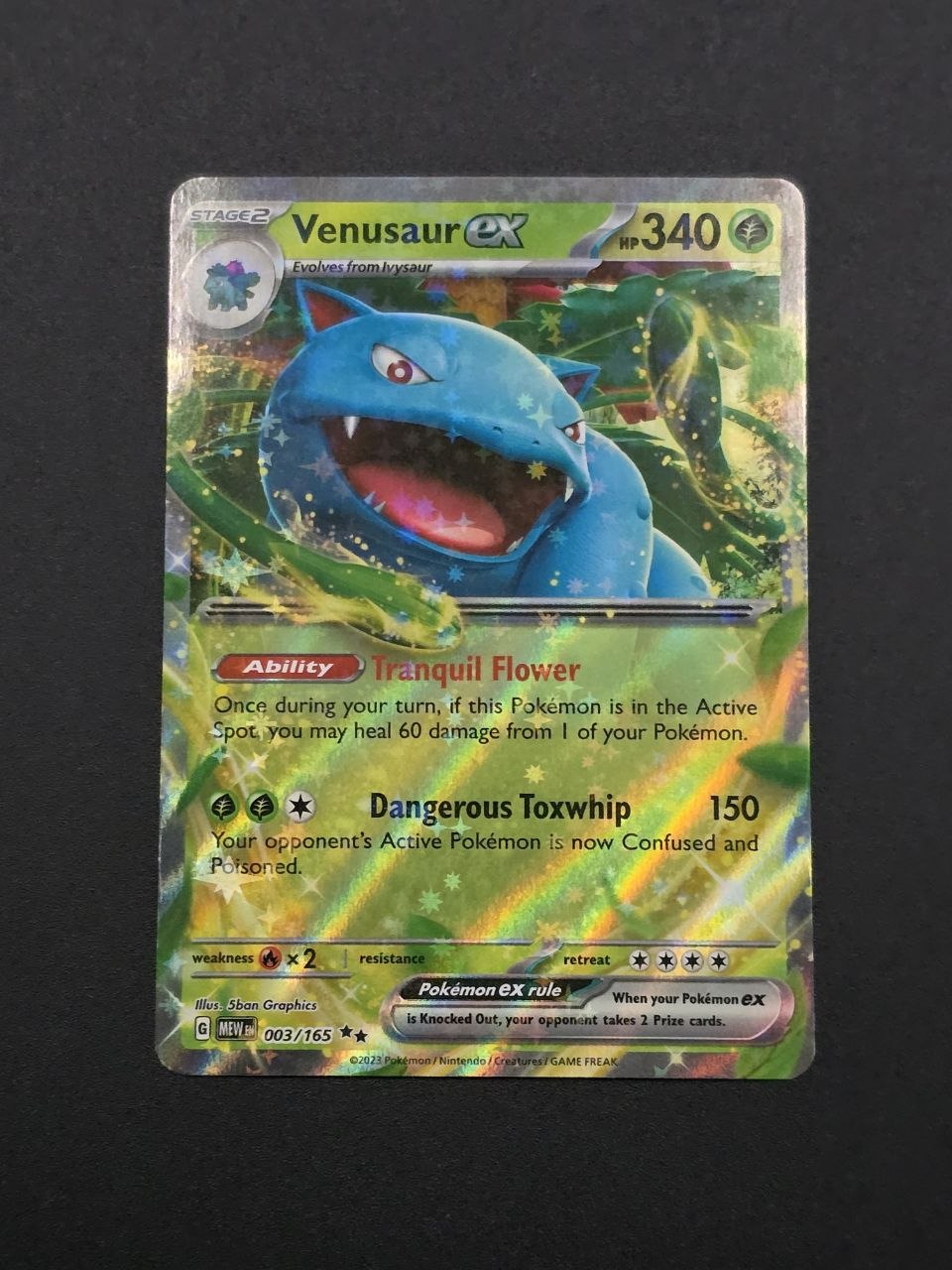 Venusaur ex #3 Scarlet & Violet 151 MEW NM / 🇬🇧