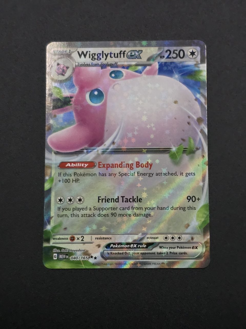 Wigglytuff ex #40 Scarlet & Violet 151 MEW NM / 🇬🇧