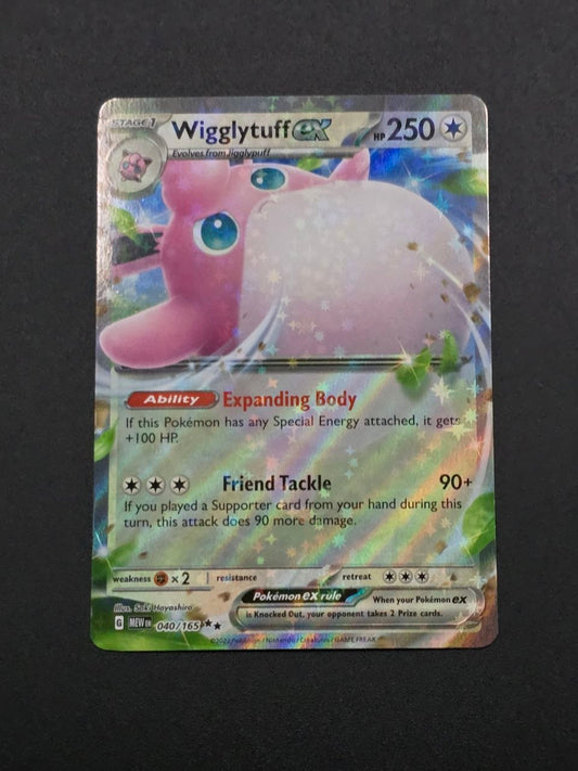 Wigglytuff ex #40 Scarlet & Violet 151 MEW NM / 🇬🇧