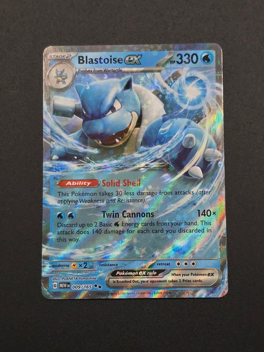 Blastoise ex #9 Scarlet & Violet 151 MEW NM / 🇬🇧
