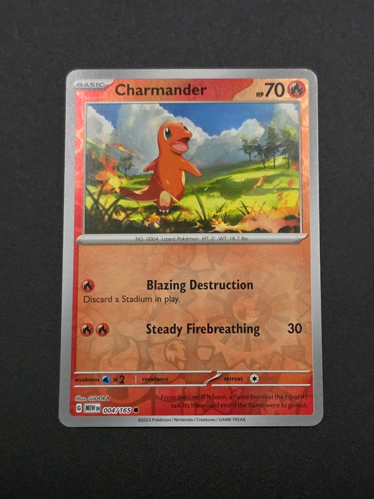 Charmander [Reverse] #4 Scarlet & Violet 151 MEW NM / 🇬🇧