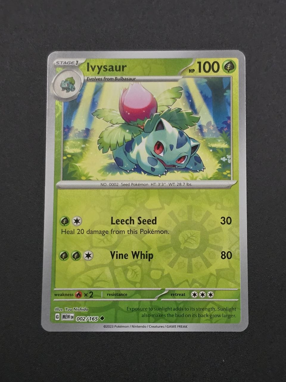Ivysaur [Reverse] #2 Scarlet & Violet 151 MEW NM / 🇬🇧