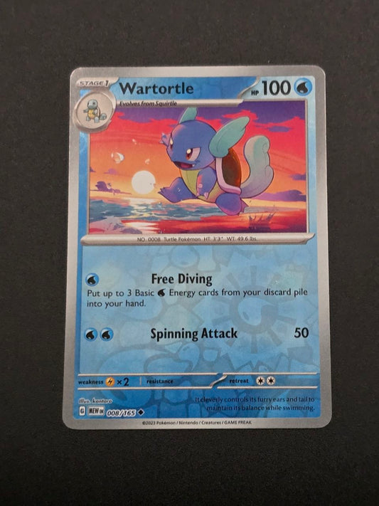 Wartortle [Reverse] #8 Scarlet & Violet 151 MEW NM / 🇬🇧