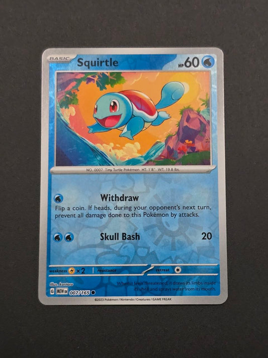 Squirtle [Reverse] #7 Scarlet & Violet 151 MEW NM / 🇬🇧