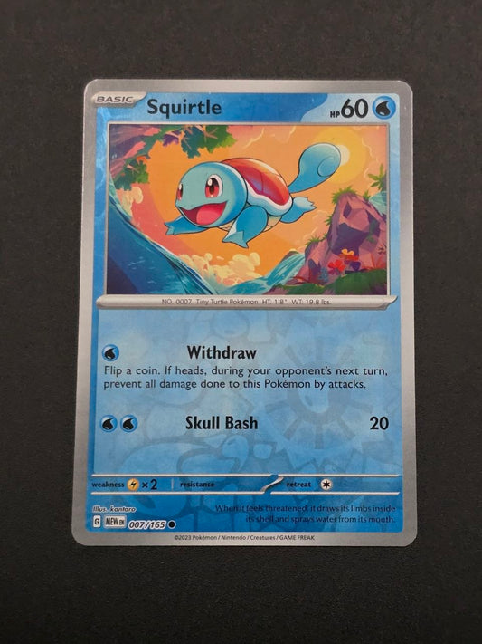 Squirtle [Reverse] #7 Scarlet & Violet 151 MEW NM / 🇬🇧