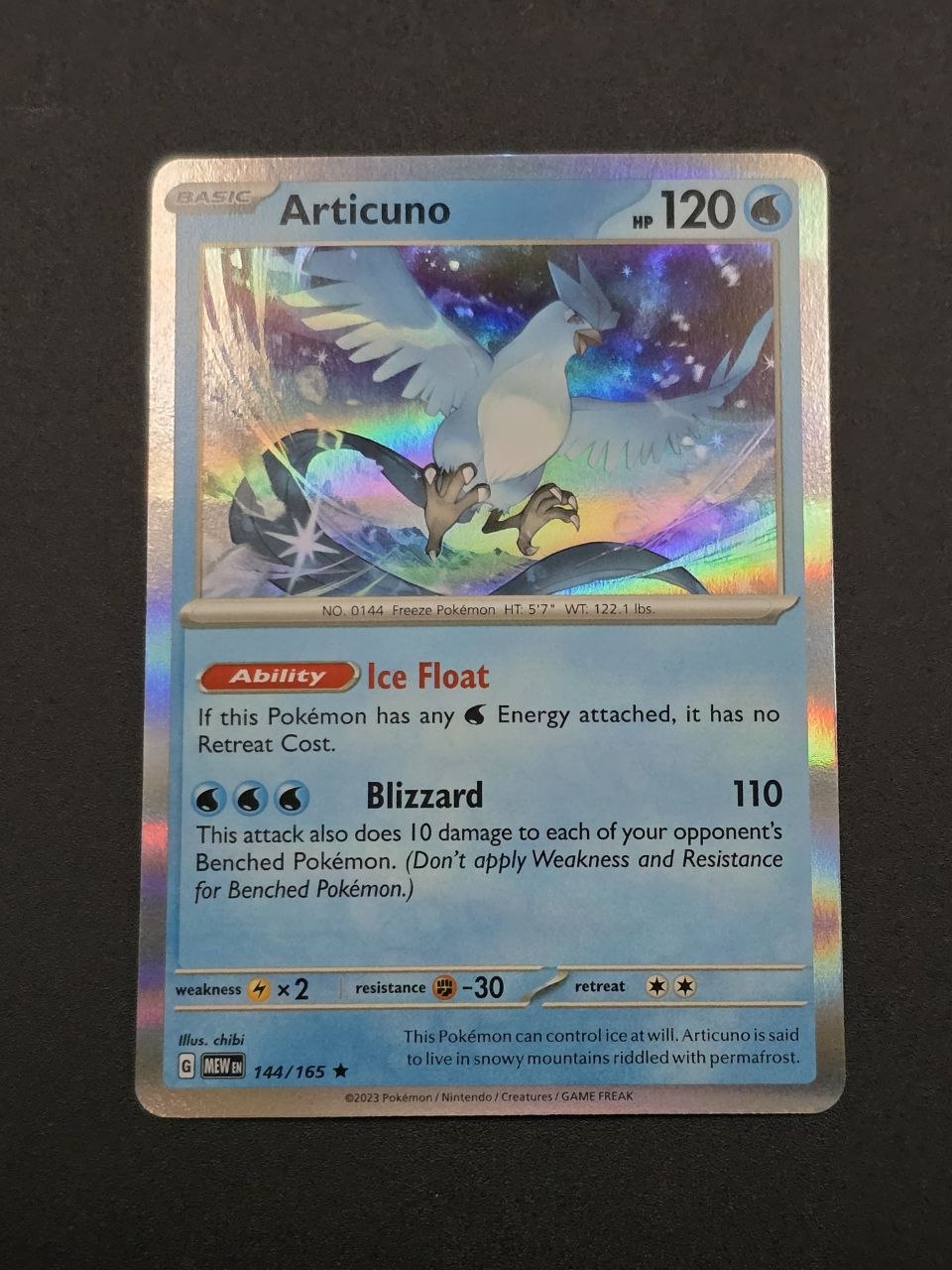 Articuno #144 Scarlet & Violet 151 MEW NM / 🇬🇧