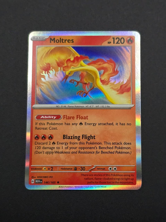 Moltres [Holo] #146 Scarlet & Violet 151 MEW NM / 🇬🇧