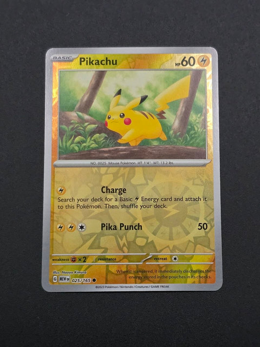 Pikachu [Reverse] #25 Scarlet & Violet 151 MEW NM / 🇬🇧