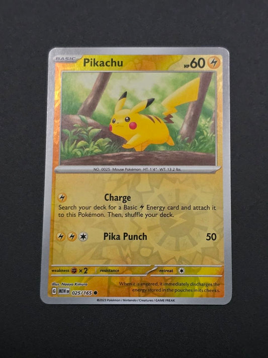 Pikachu [Reverse] #25 Scarlet & Violet 151 MEW NM / 🇬🇧