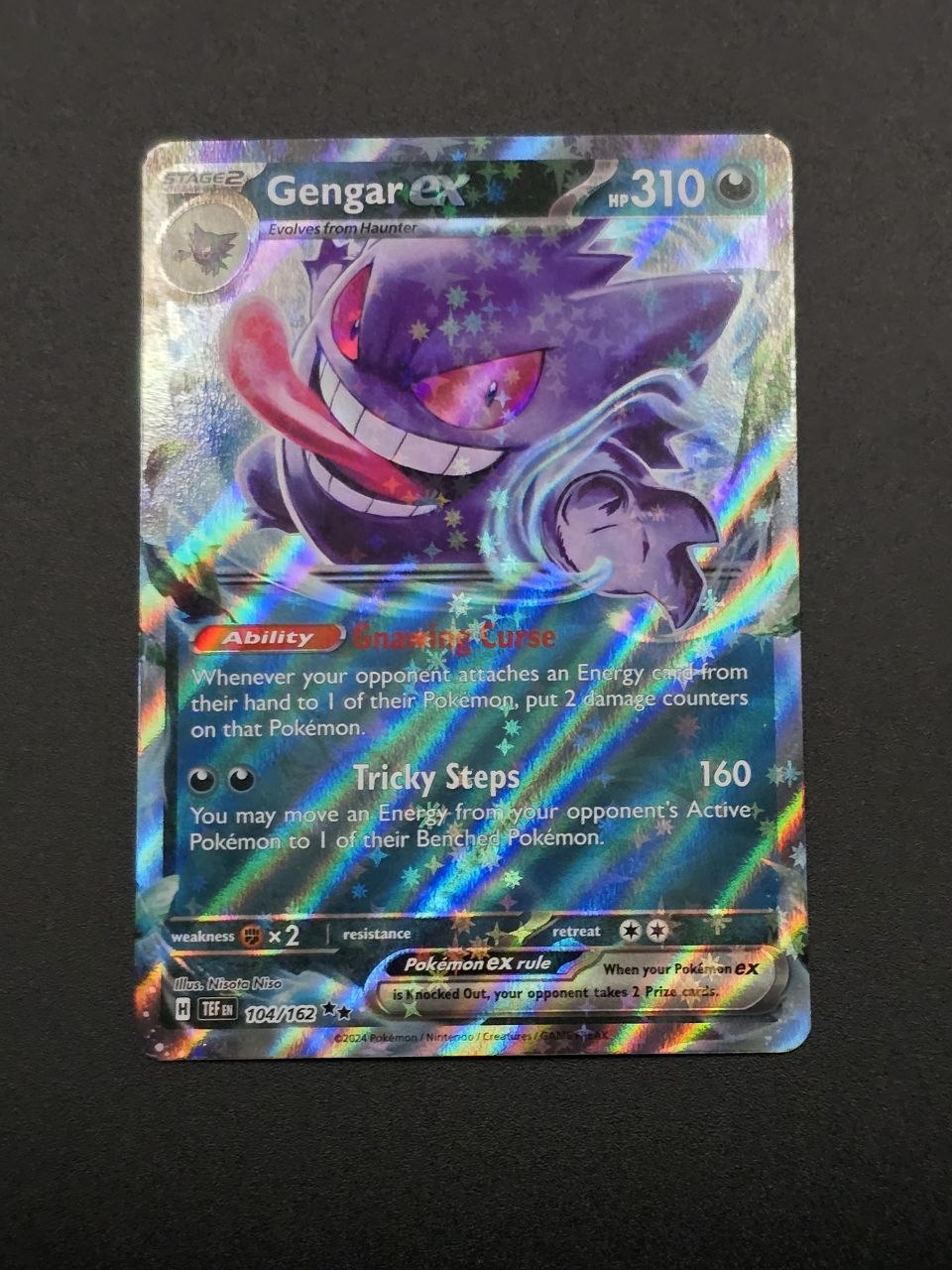 Gengar ex #104 Temporal Forces TEF NM / 🇬🇧