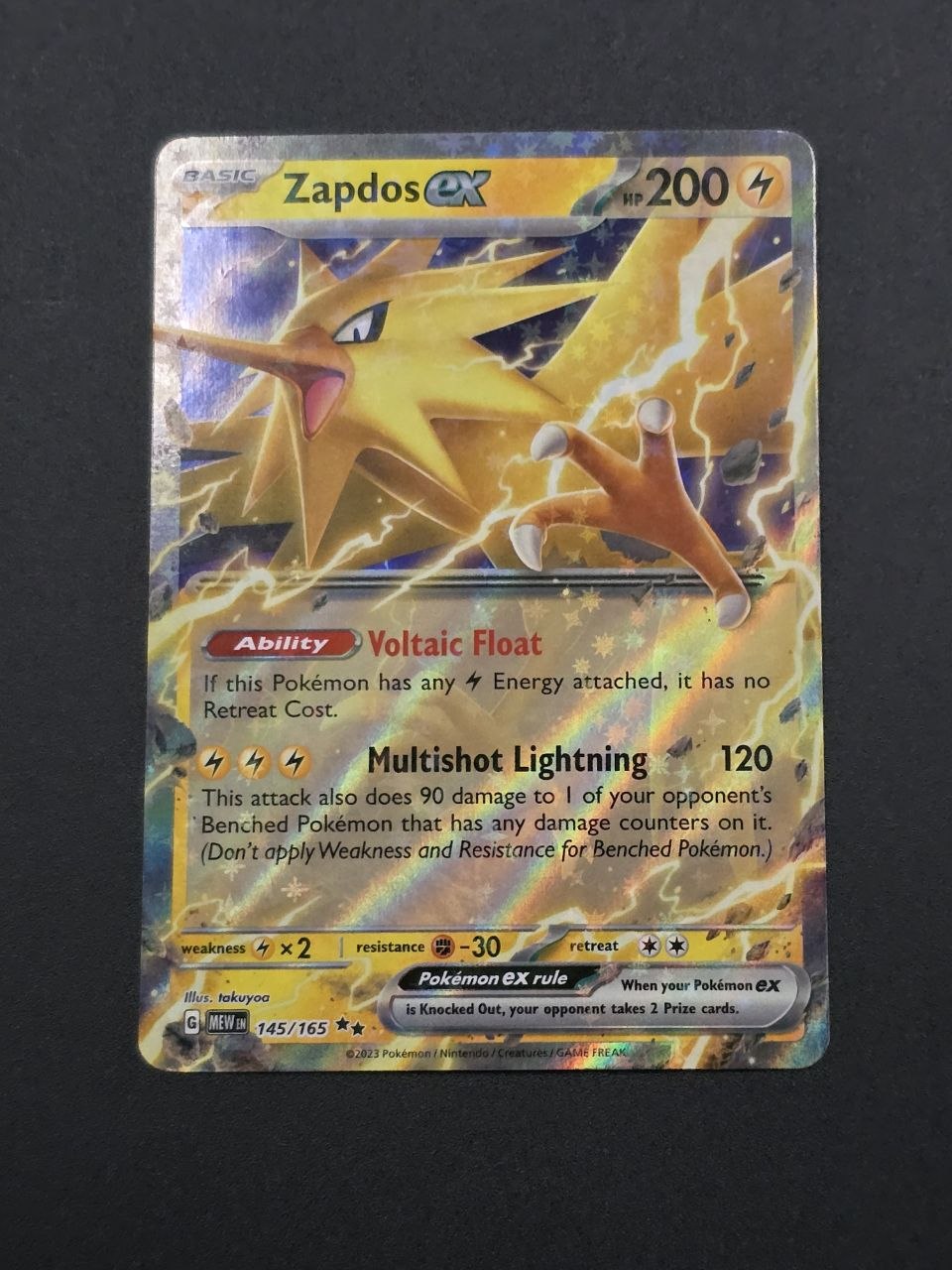 Zapdos ex #145 Scarlet & Violet 151 MEW NM / 🇬🇧