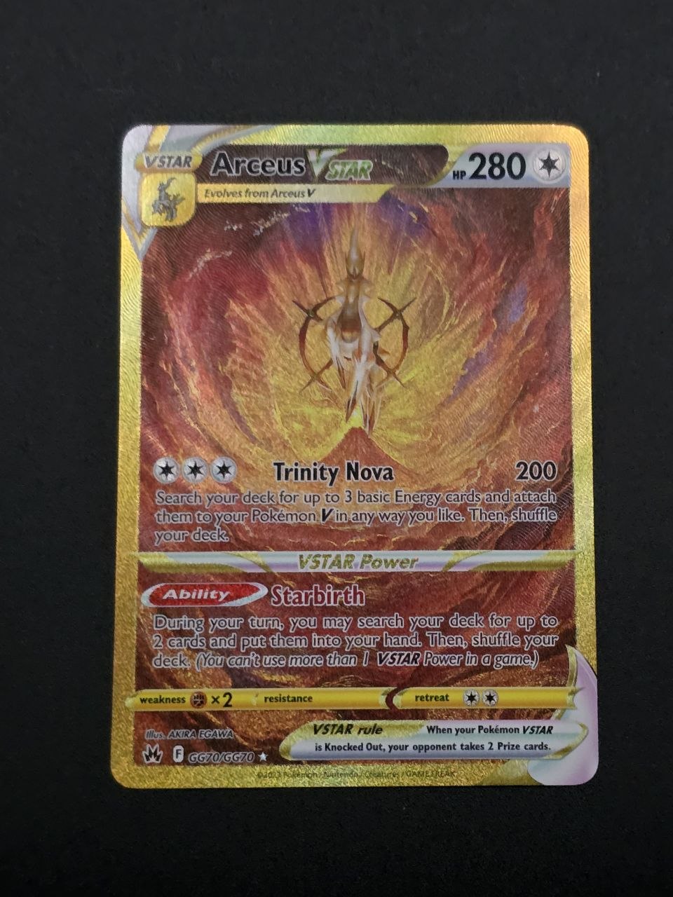 Arceus VSTAR #GG70 Crown Zenith NM / 🇬🇧