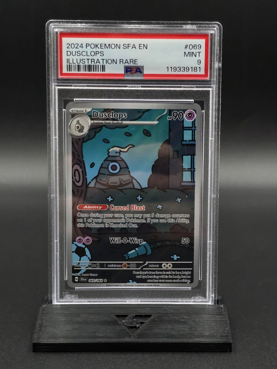Dusclops #69 Shrouded Fable PSA 9 / 🇬🇧