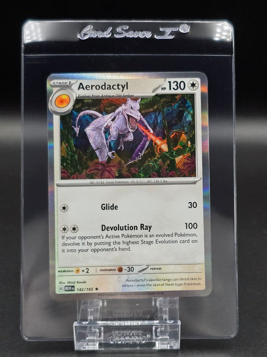 Aerodactyl [Holo] #142 Scarlet & Violet 151 MEW NM / 🇬🇧