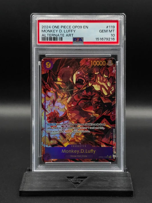 One Piece Monkey D. Luffy OP09-119 Alt Art PSA 10 / 🇬🇧