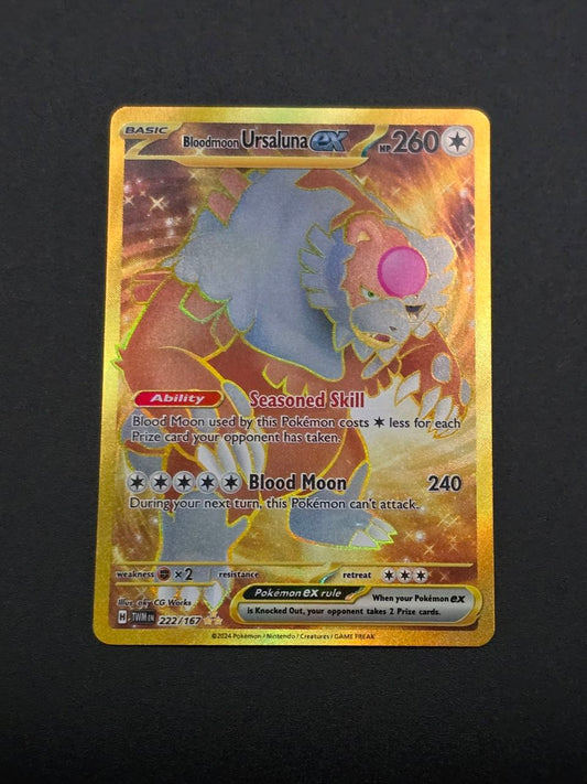 Bloodmoon Ursaluna ex #222 Twilight Masquerade TWM NM / 🇬🇧