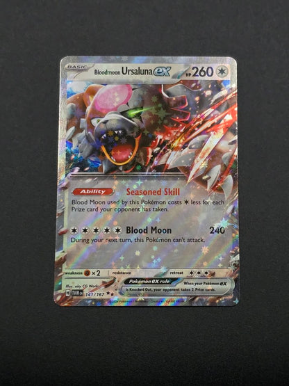 Bloodmoon Ursaluna ex #141 Twilight Masquerade TWM NM / 🇬🇧