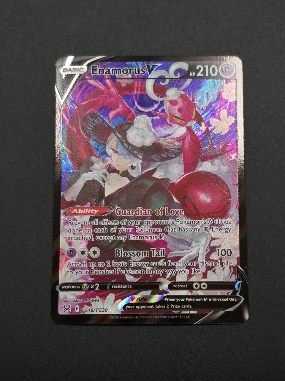 Enamorus V #TG18 Lost Origin NM / 🇬🇧