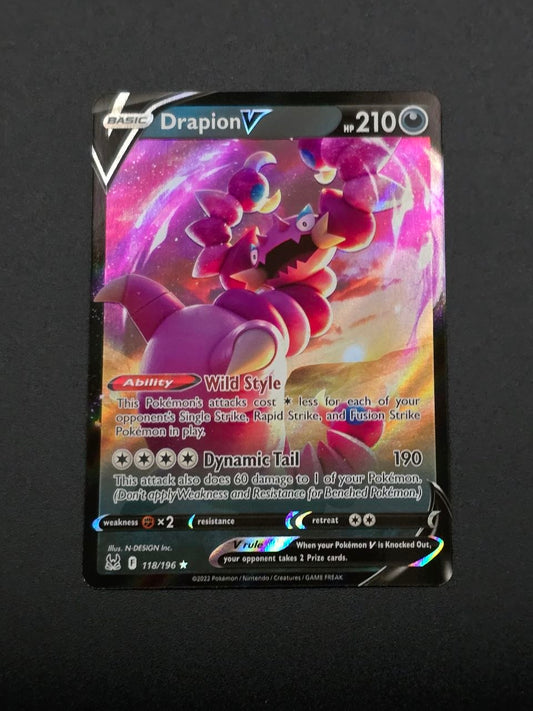Drapion V #118 Lost Origin NM / 🇬🇧