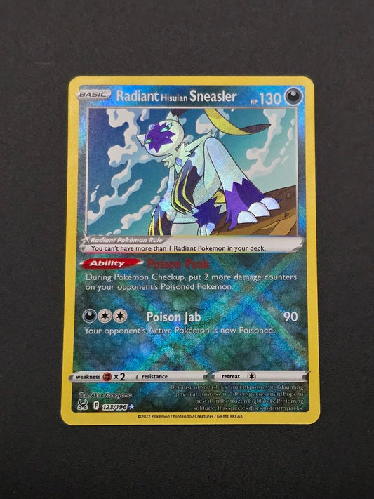 Radiant Hisuian Sneasler #123 Lost Origin NM / 🇬🇧