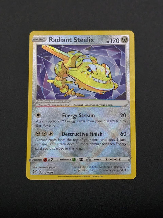 Radiant Steelix #124 Lost Origin NM / 🇬🇧