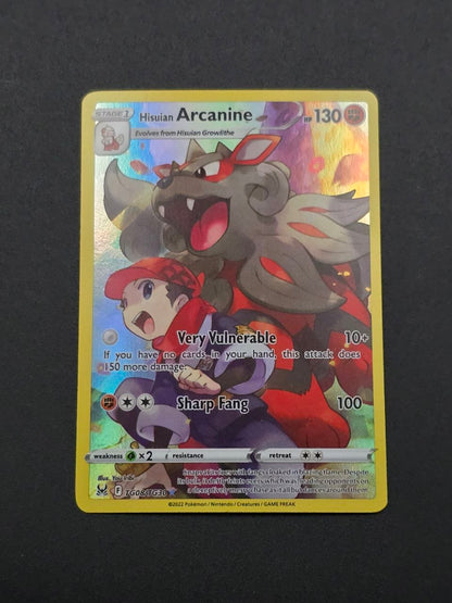 Hisuian Arcanine #TG08 Lost Origin NM / 🇬🇧