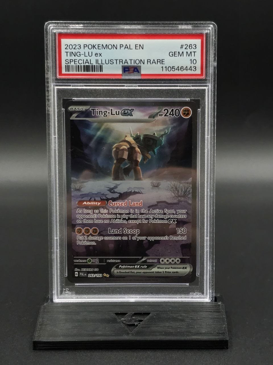 Ting-Lu ex #263 Paldea Evolved PSA 10 / 🇬🇧