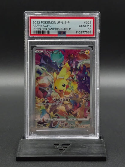 Pikachu #323/S-P Japanese Promo PSA 10 / 🇯🇵