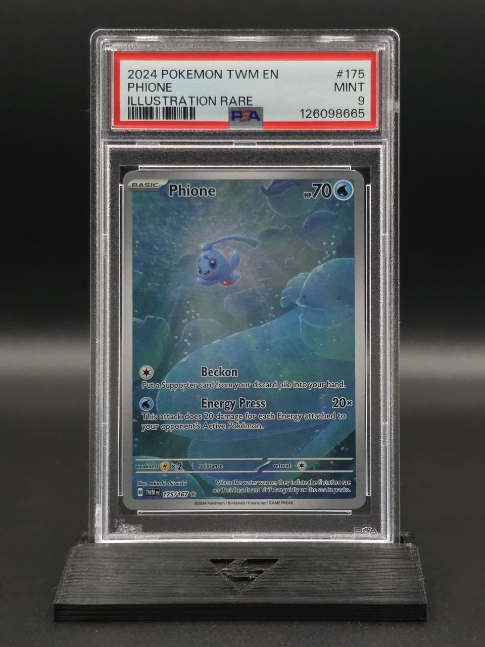 Phione #175 Twilight Masquerade PSA 9 / 🇬🇧