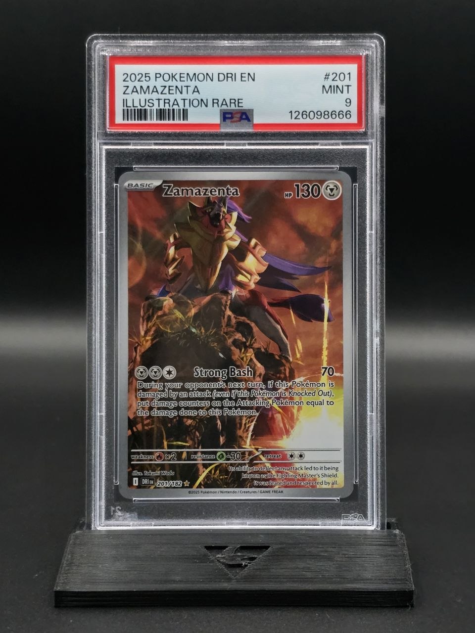 Zamazenta #201 Destined Rivals PSA 9 / 🇬🇧