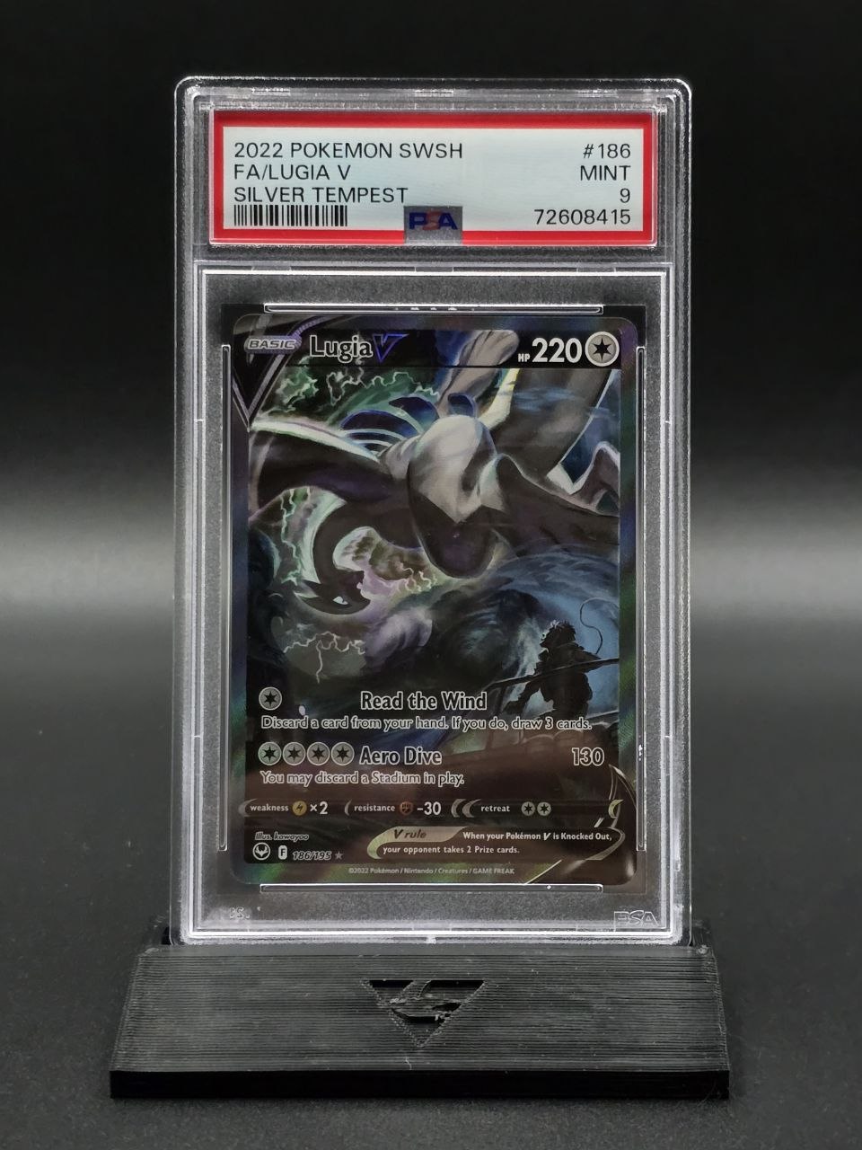 Lugia V #186 Silver Tempest PSA 9 / 🇬🇧
