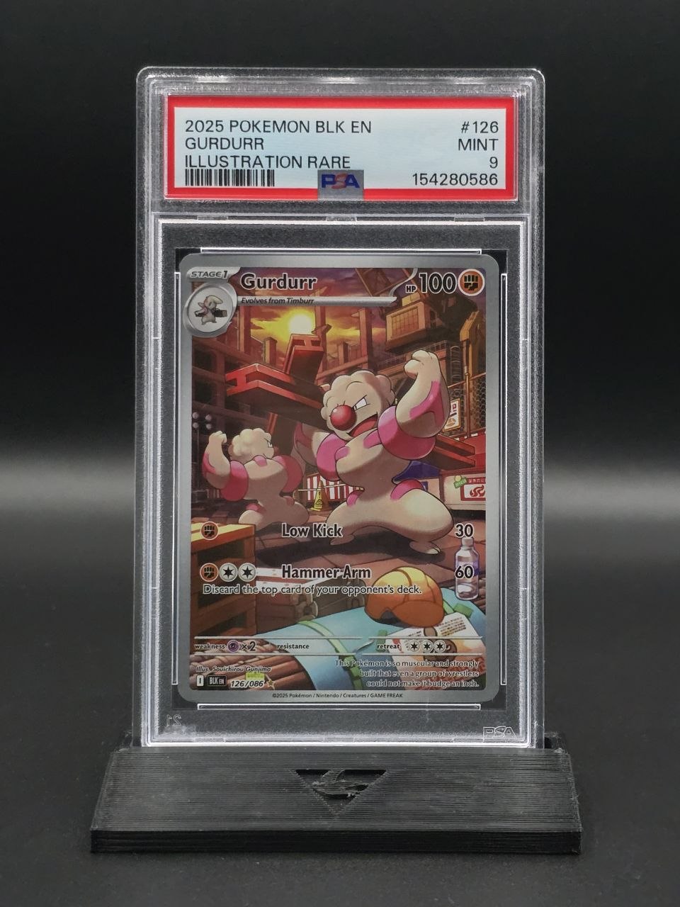 Gurdurr #126 Black Bolt PSA 9 / 🇬🇧