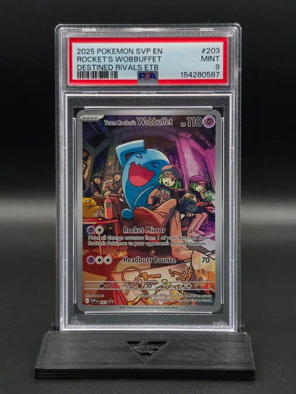 Team Rocket's Wobbuffet #203 Promo PSA 9 / 🇬🇧