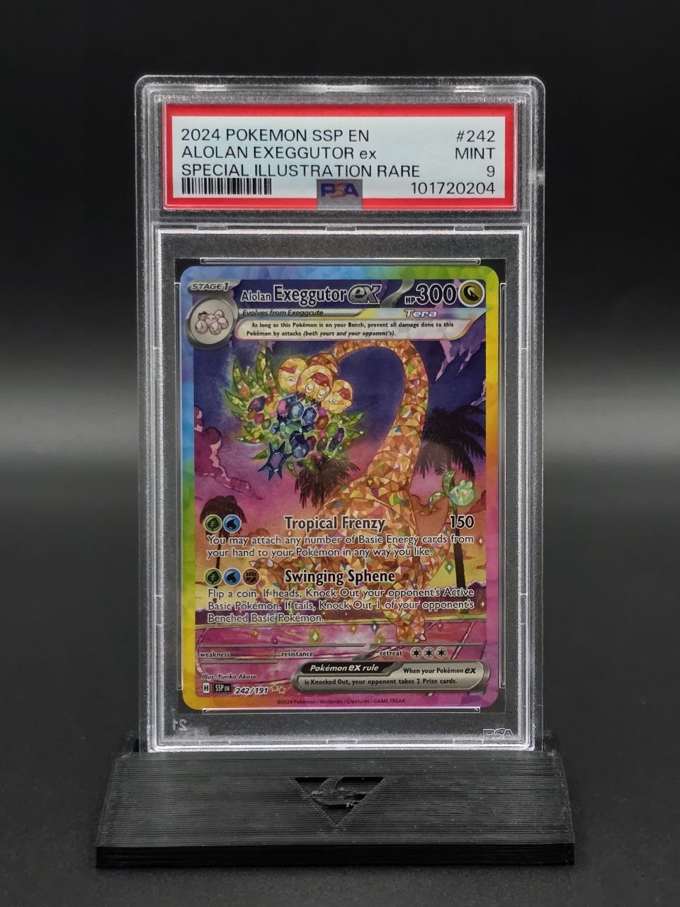 Alolan Exeggutor ex #242 Surging Sparks PSA 9 / 🇬🇧