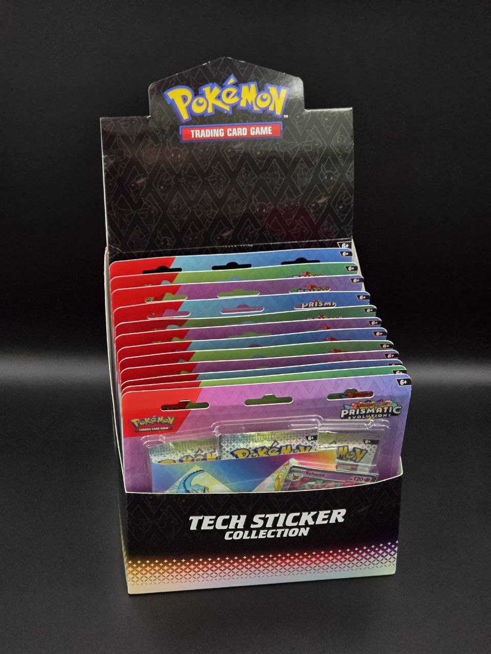 Tech Sticker Prismatic Evolutions packs random (3 boosters, 1 promo) / 🇬🇧