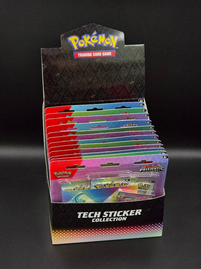 Tech Sticker Prismatic Evolutions packs random (3 boosters, 1 promo) / 🇬🇧